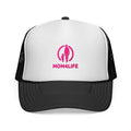 Casquette Trucker — Casquette en maille rose logo "Mom4Life"