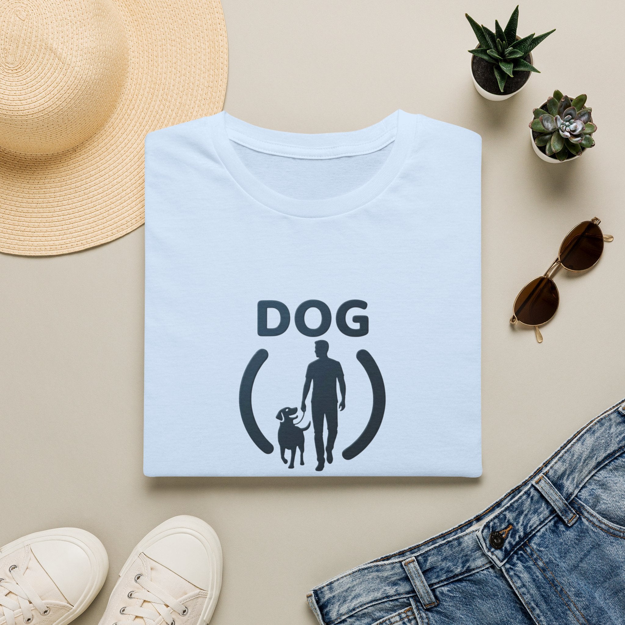 Dog Dad T-Shirt — "DOG DAD4LIFE" Graphic Tee for Dog Lovers
