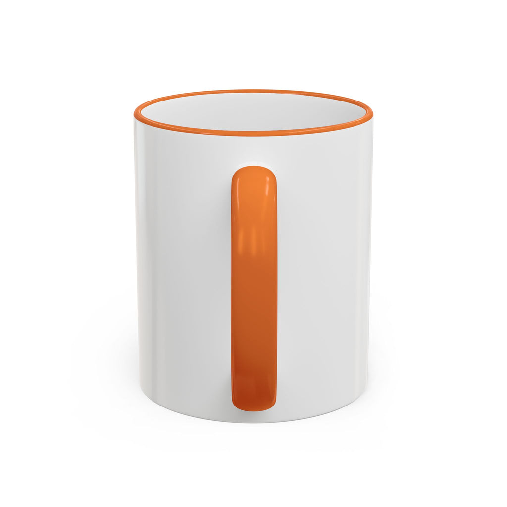 Dad 4 Life Accent Rim Mug — Father & Child Coffee Cup (11oz/15oz)