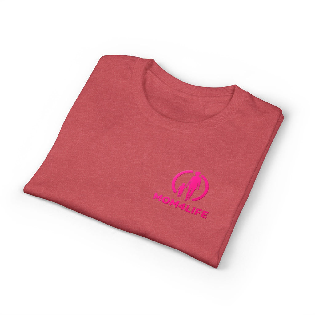 T-shirt « Mom Life » – Tee-shirt graphique silhouette de maman rose