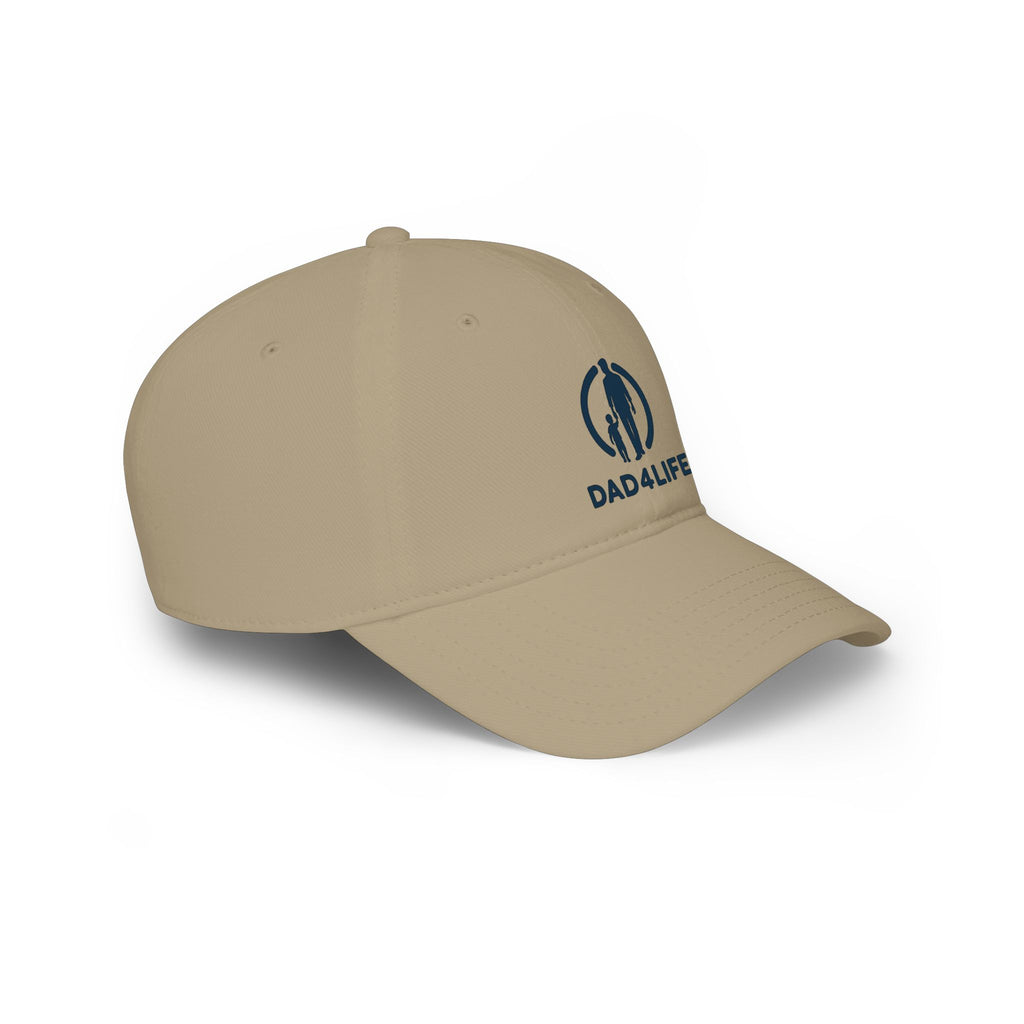 Dad4Life Low Profile Baseball Cap — Father & Child Logo Dad Hat
