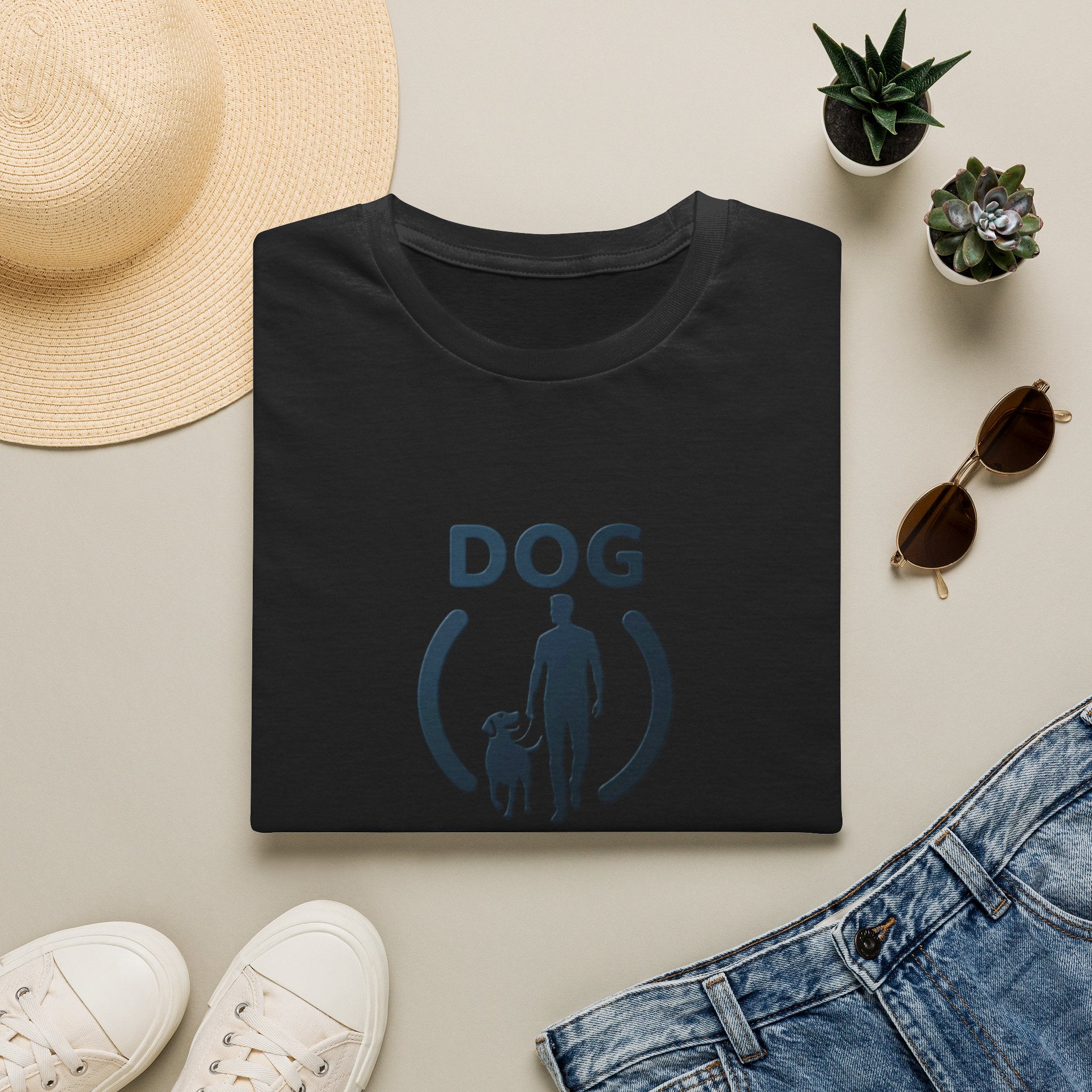 Dog Dad T-Shirt — "DOG DAD4LIFE" Graphic Tee for Dog Lovers