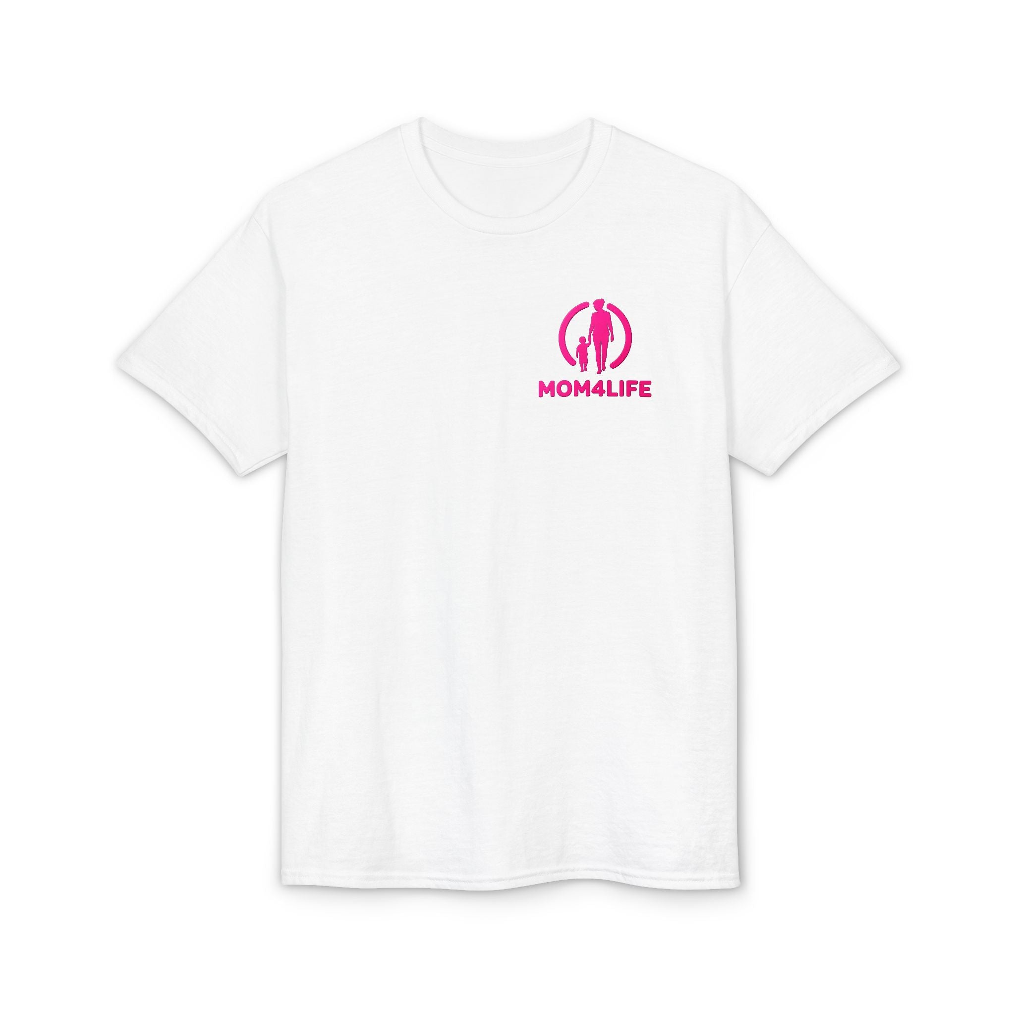 Mom4Life T-Shirt — Pink Mom & Child Graphic Tee | Mother’s Day Gift