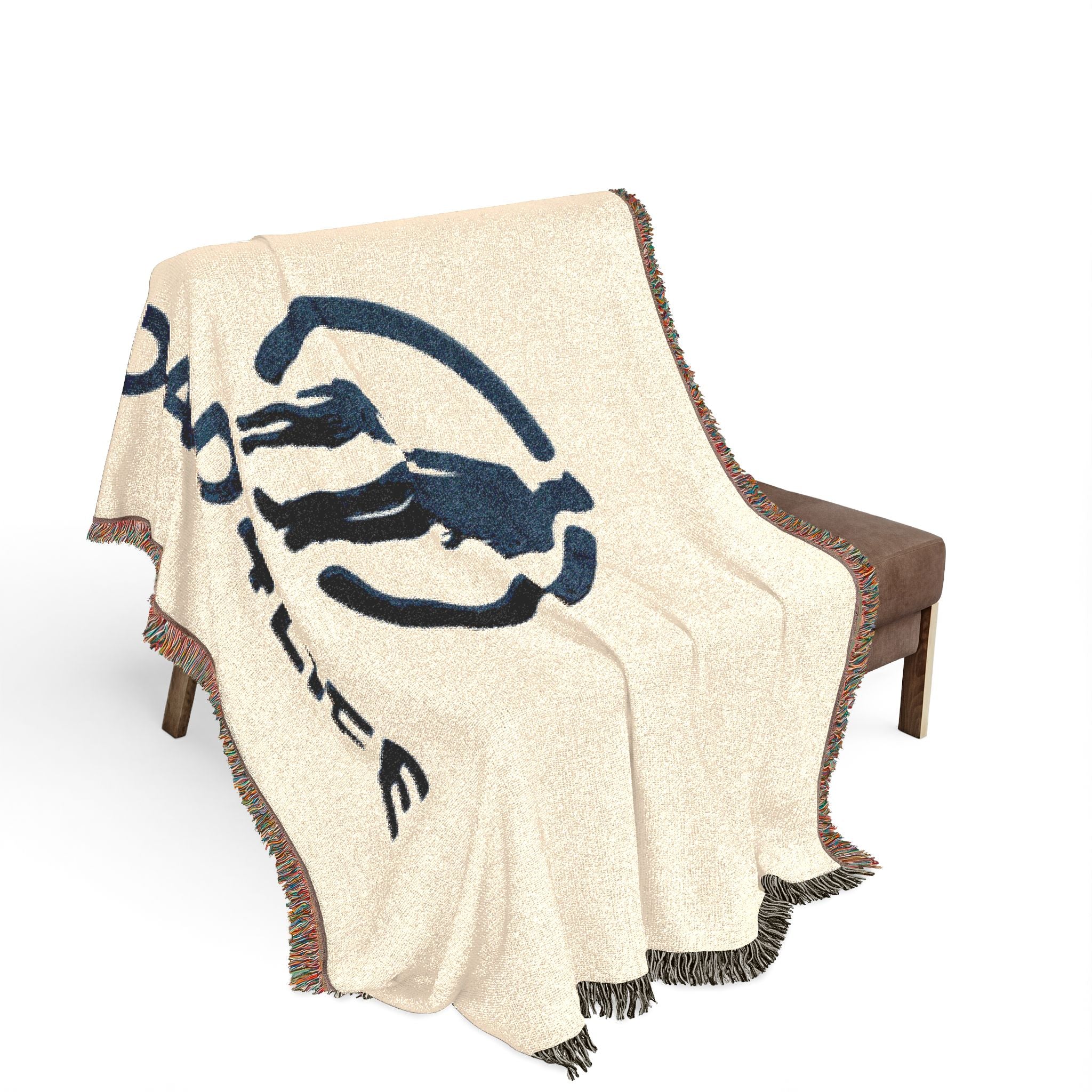 Dad 4 Life Woven Blanket — Father & Child Throw, Perfect Father's Day Gift