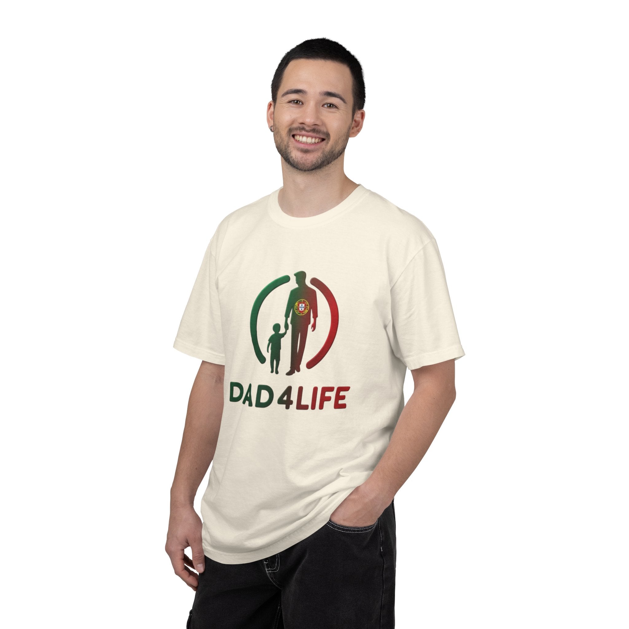 T-shirt « Dad 4 Life » — T-shirt imprimé silhouette Père et Fils