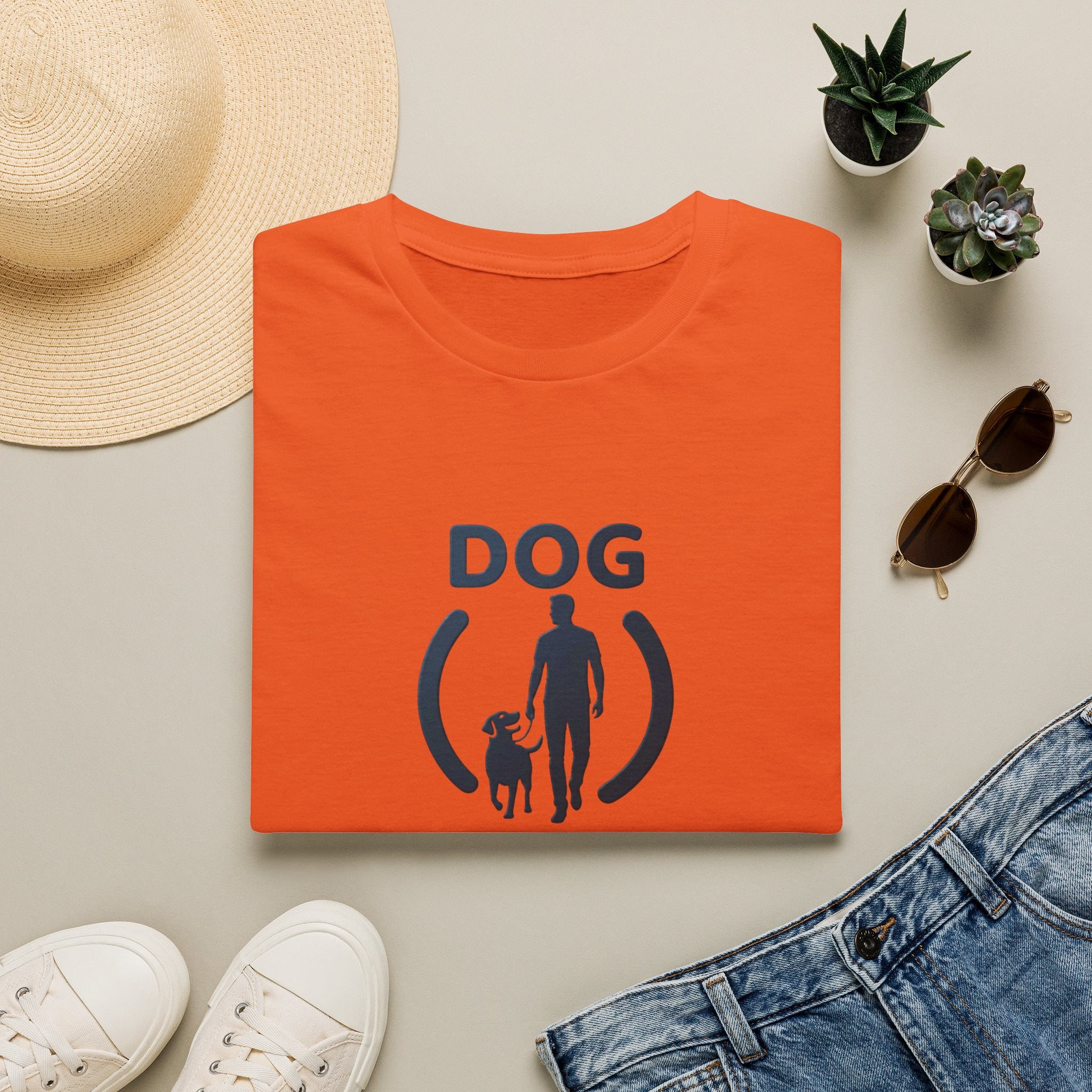 Dog Dad T-Shirt — "DOG DAD4LIFE" Graphic Tee for Dog Lovers
