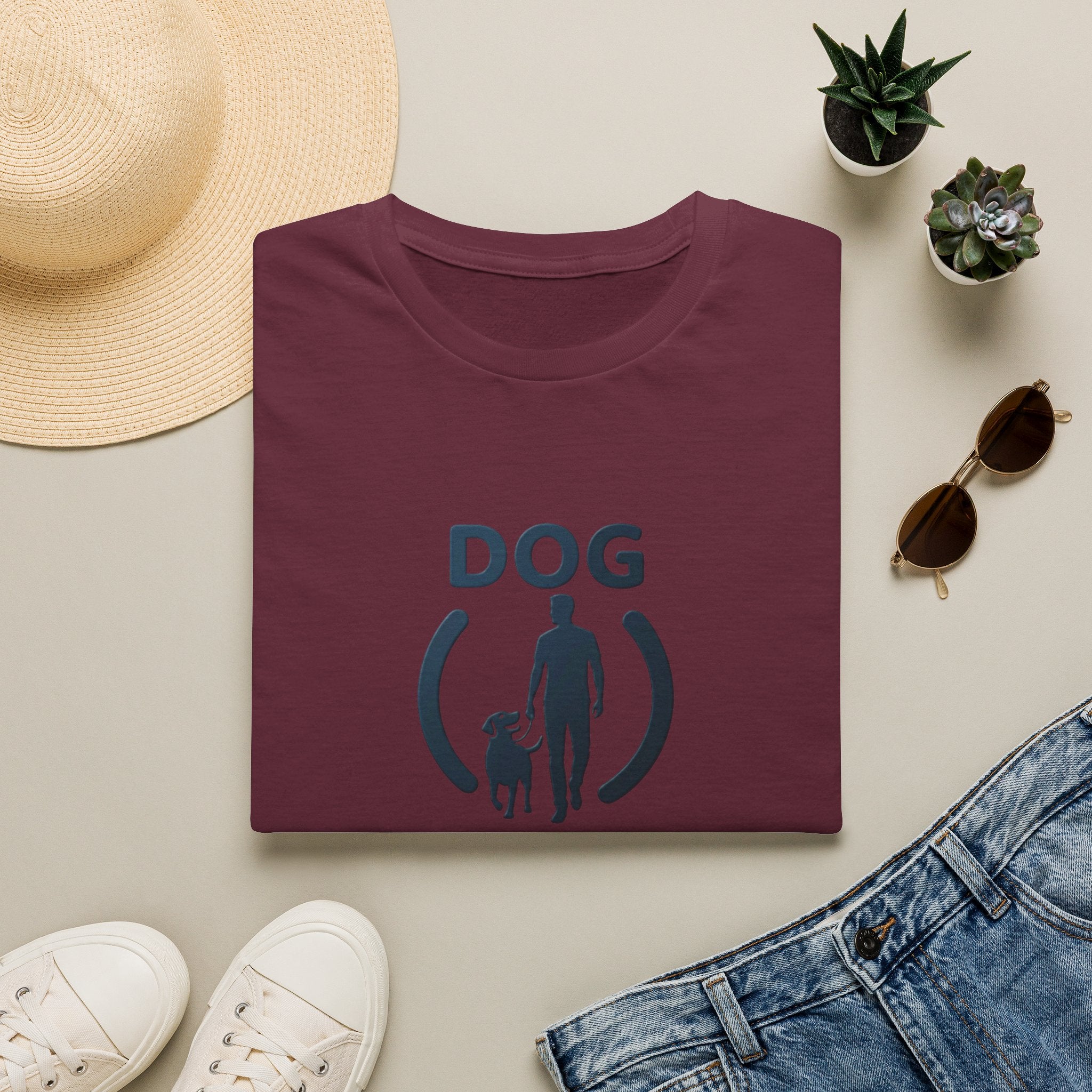Dog Dad T-Shirt — "DOG DAD4LIFE" Graphic Tee for Dog Lovers