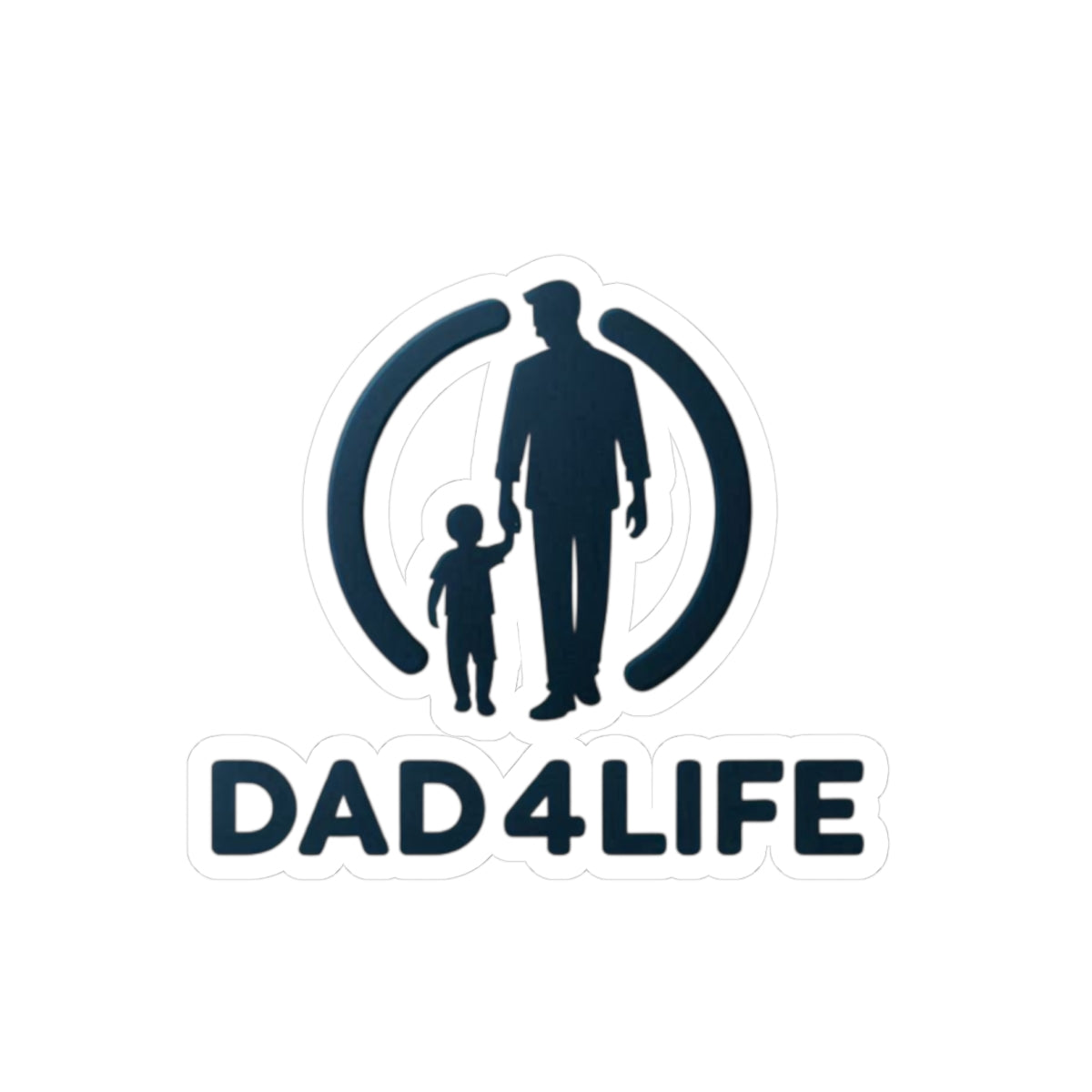 Pegatina "Papá de por vida" — Calcomanía troquelada de padre e hijo para el Día del Padre