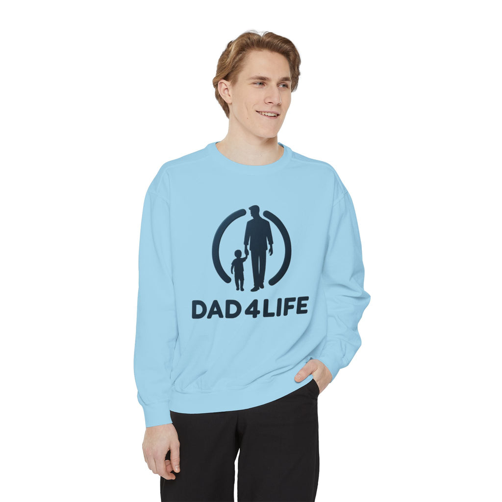Sudadera Papá de por Vida — Cuello redondo con gráfico para Padre e Hijo