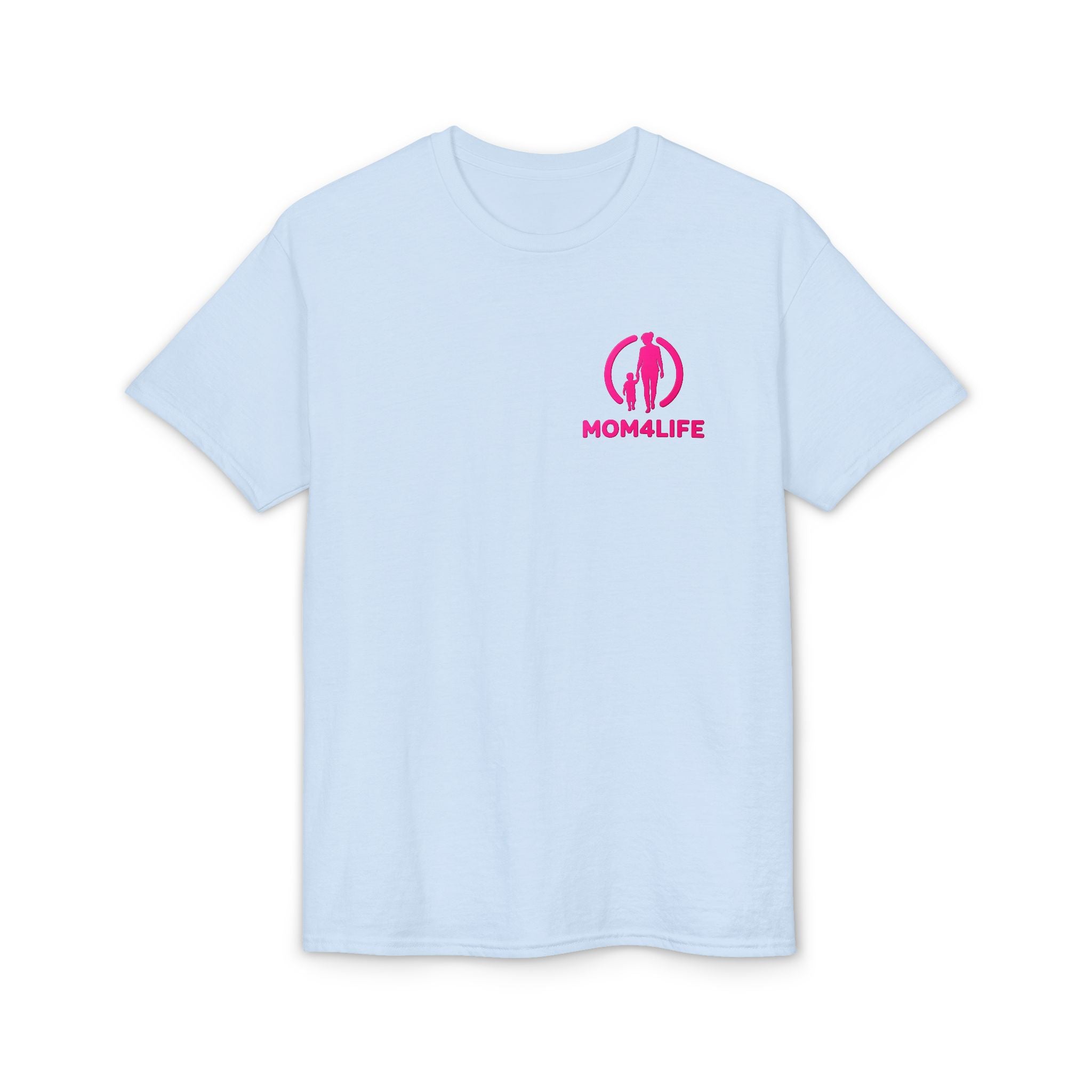Mom Life T-Shirt – Pink Mom Silhouette Graphic Tee
