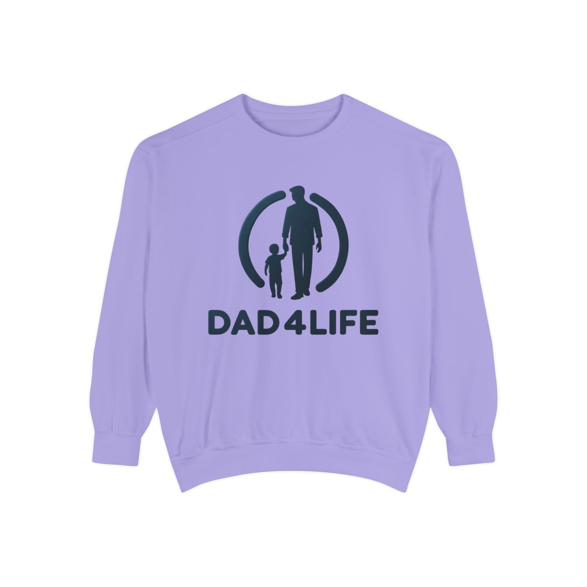 Dad 4 Life Sweatshirt — Father & Son Graphic Crewneck