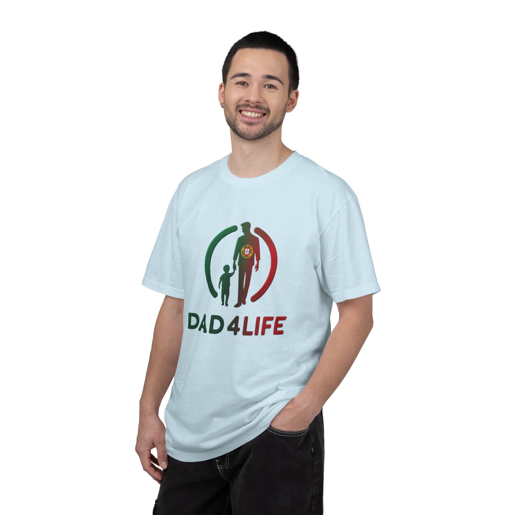T-shirt « Dad 4 Life » — T-shirt imprimé silhouette Père et Fils