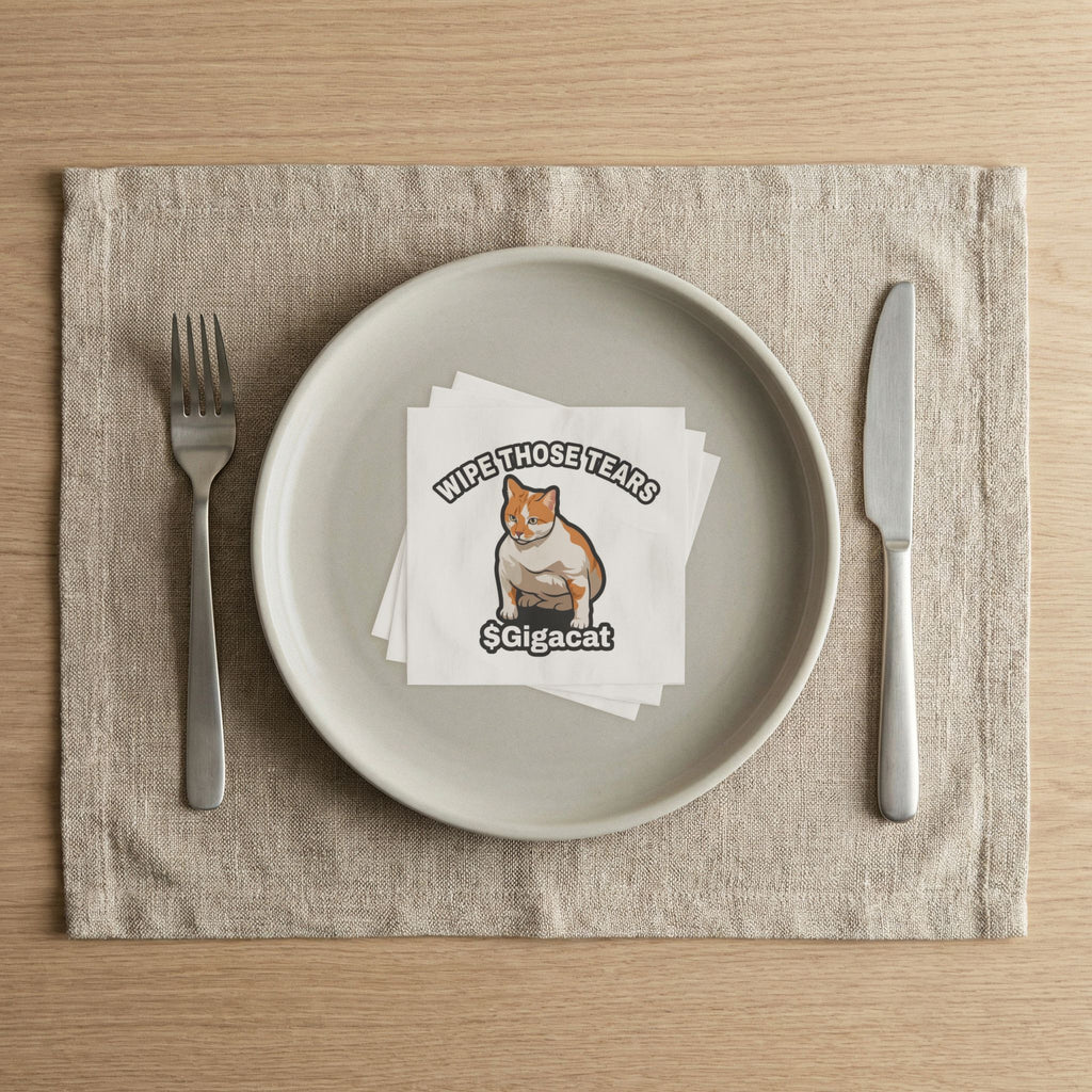 $Gigacat Uncoined Napkins