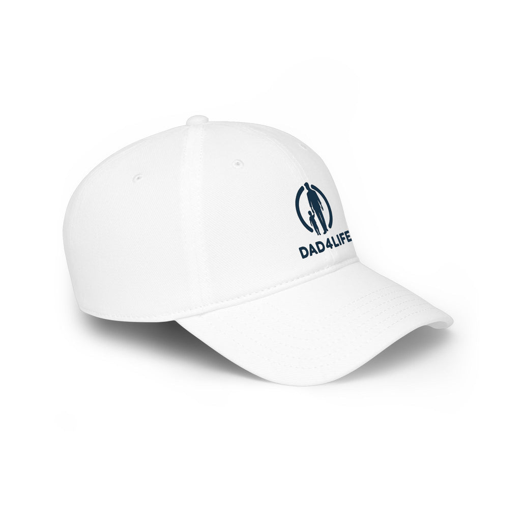 Dad4Life Low Profile Baseball Cap — Father & Child Logo Dad Hat