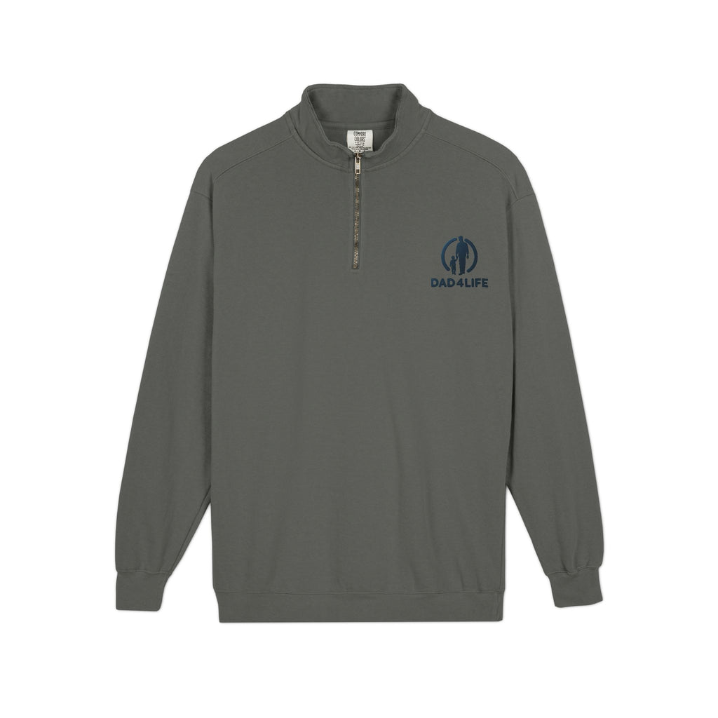 Quarter-Zip Sweatshirt — Bad-Lives Logo Pullover