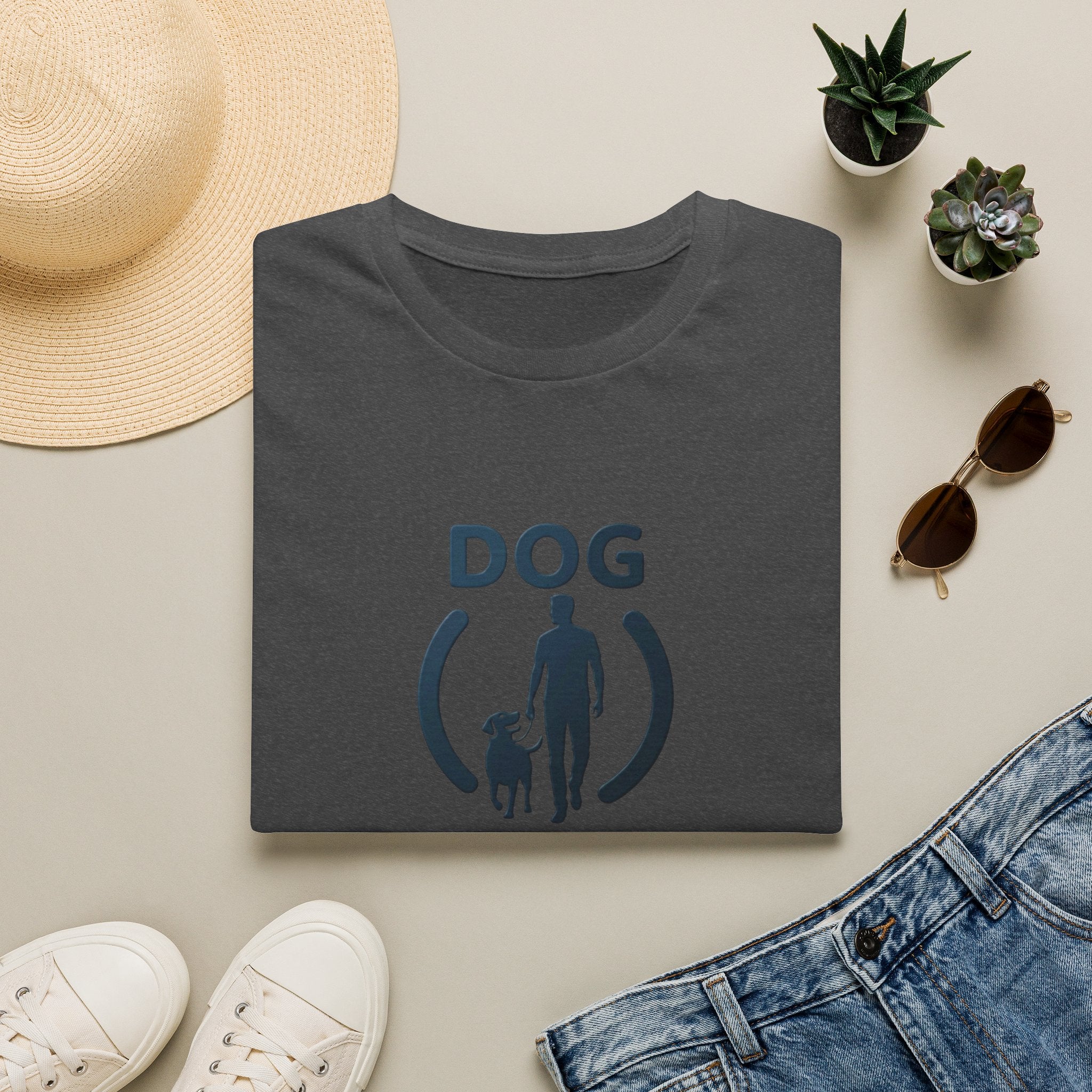 Dog Dad T-Shirt — "DOG DAD4LIFE" Graphic Tee for Dog Lovers