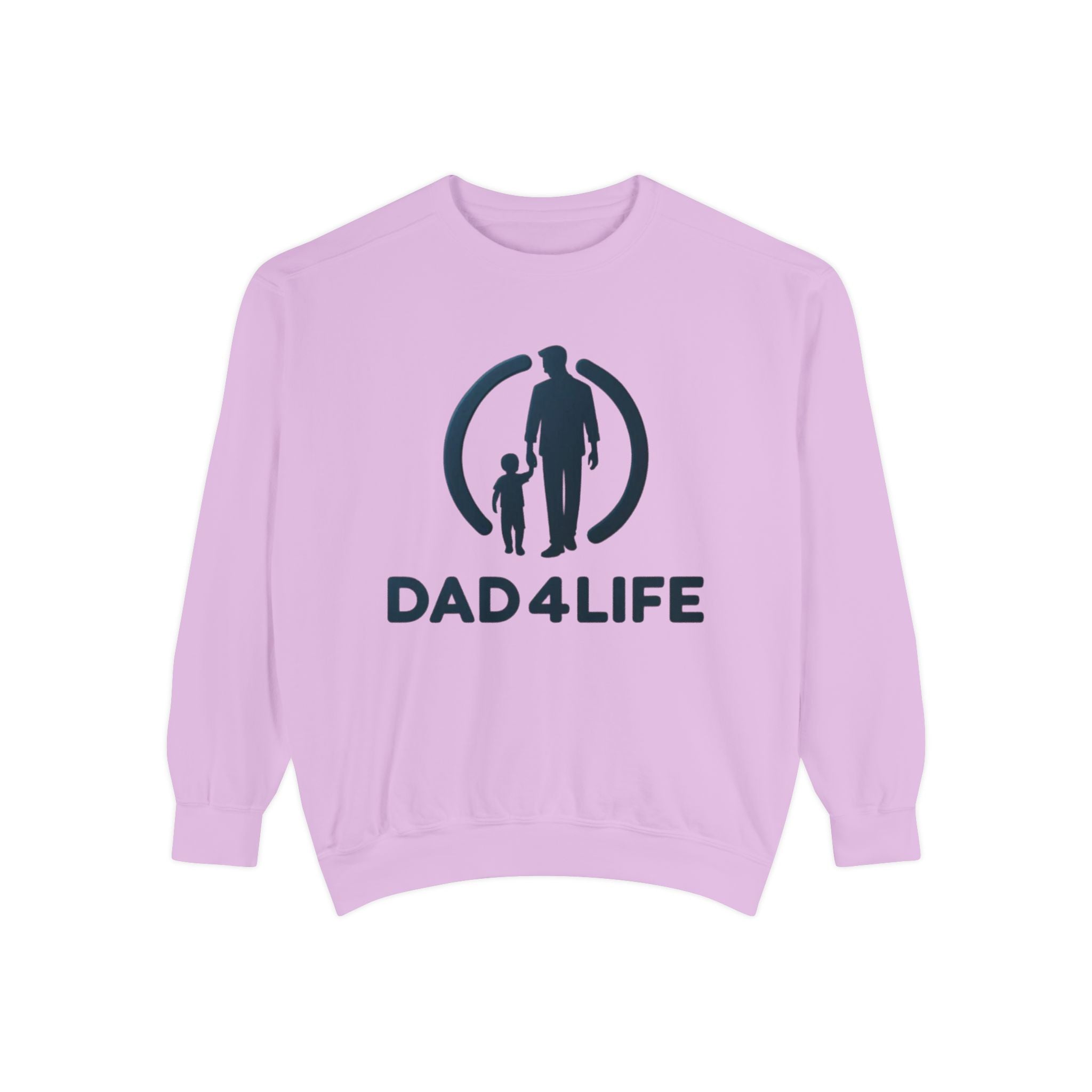 Dad 4 Life Sweatshirt — Father & Son Graphic Crewneck