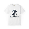 T-Shirt — DAD 4 LIFE Father’s Day Tee with Hero Shadow Back Graphic